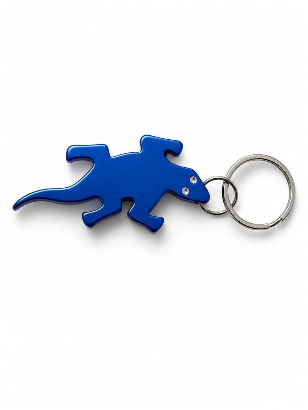Kona Brewing Co Blue Metal Bottle Opener Keychain Gecko Beer Collectible